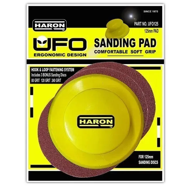 Haron UFO125 Ergonomic Sanding Pad