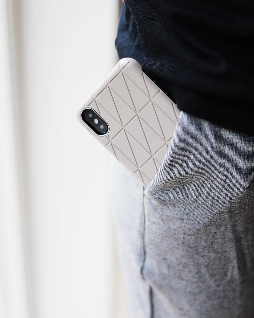 Holdit Style Phone Case for iPhone Xs / X Tokyo Series - Frame Taupe