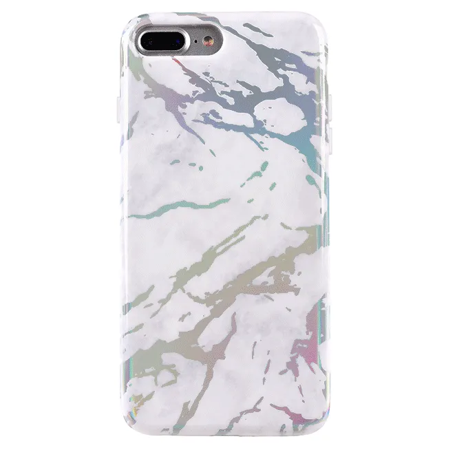 Holo White Marble iPhone Case