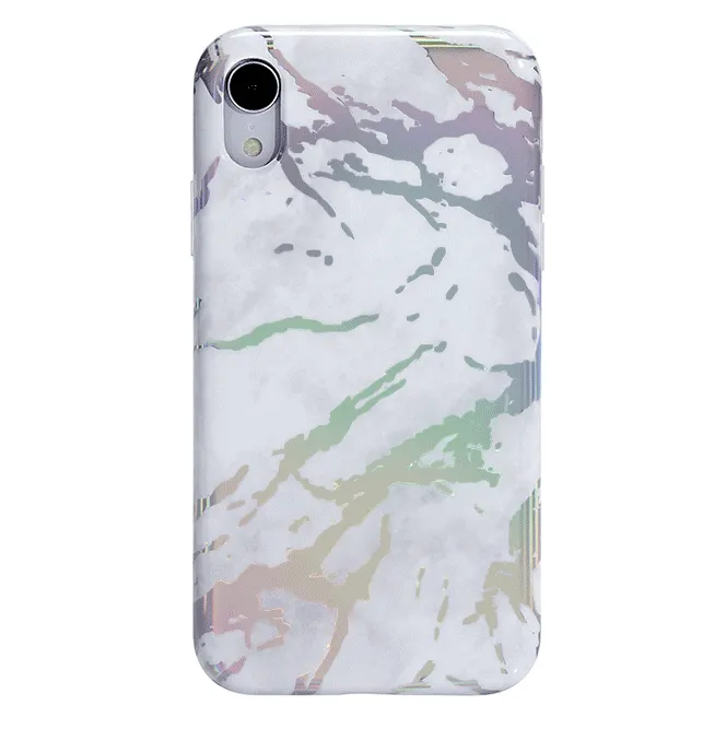 Holo White Marble iPhone Case