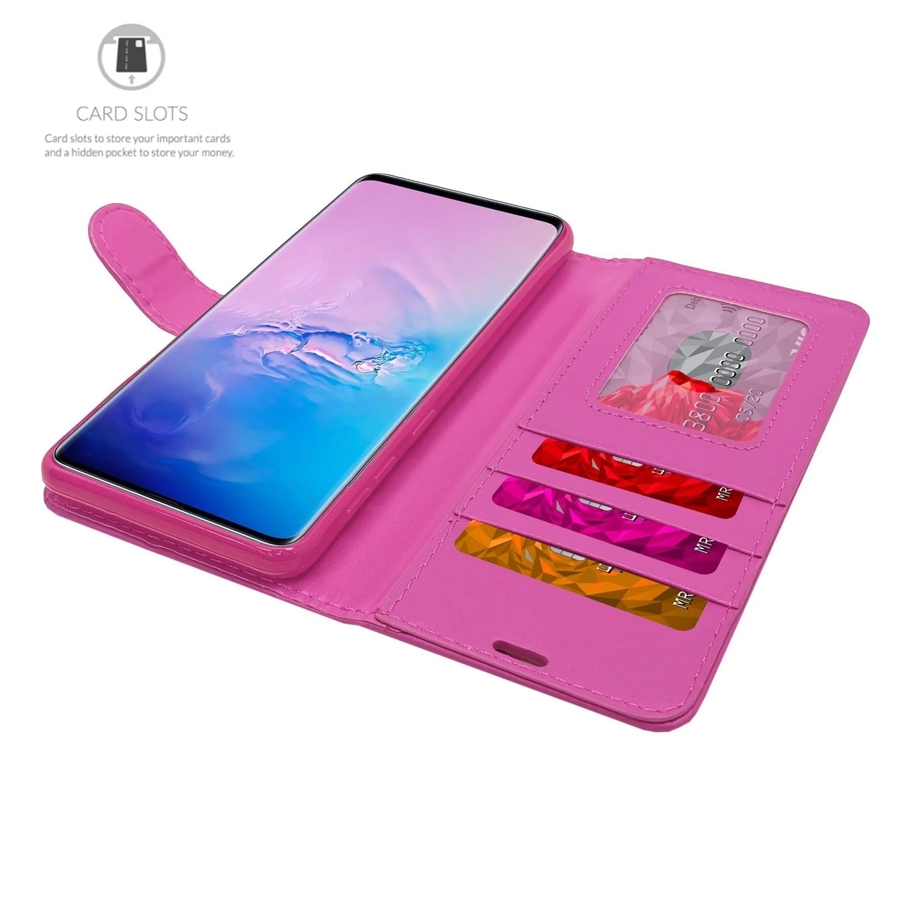 Honor 7S Flip Folio Book Wallet Case