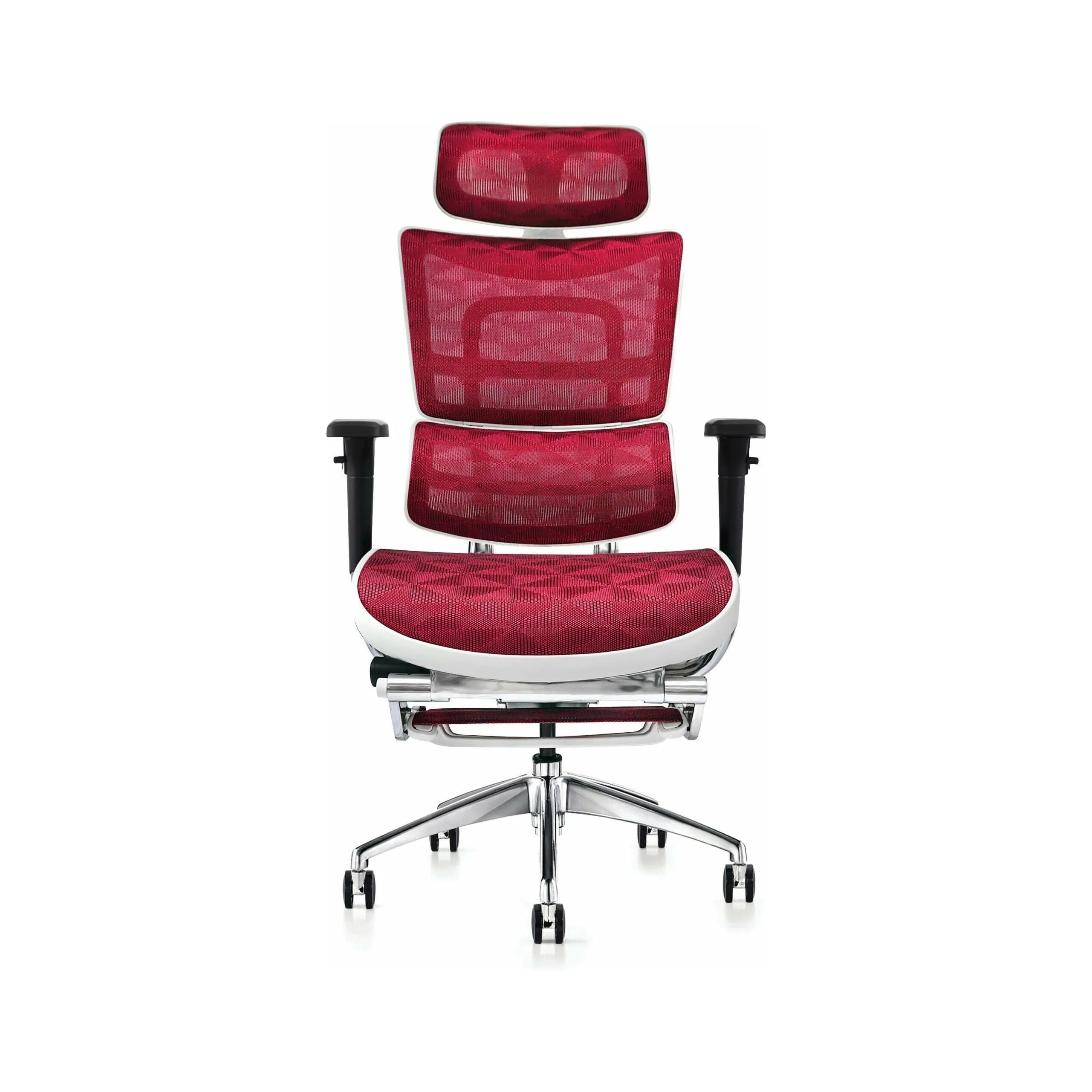 Hood Seating i29 Chair With Integrated Headrest & Leg Rest - Red Kite Mesh (Check Stock)