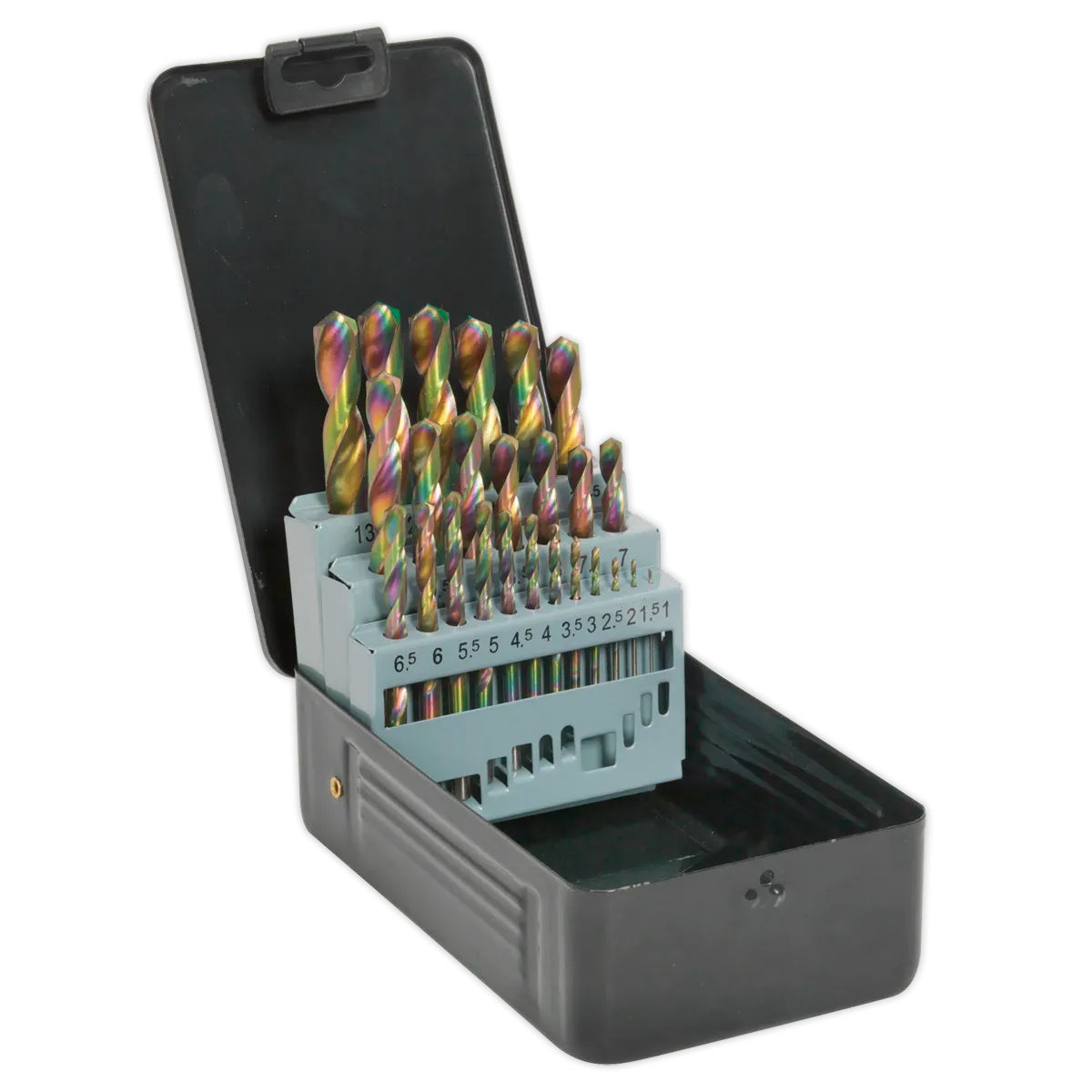 HSS Drill Bit Set 25pc Edge Ground - Metric DIN 338