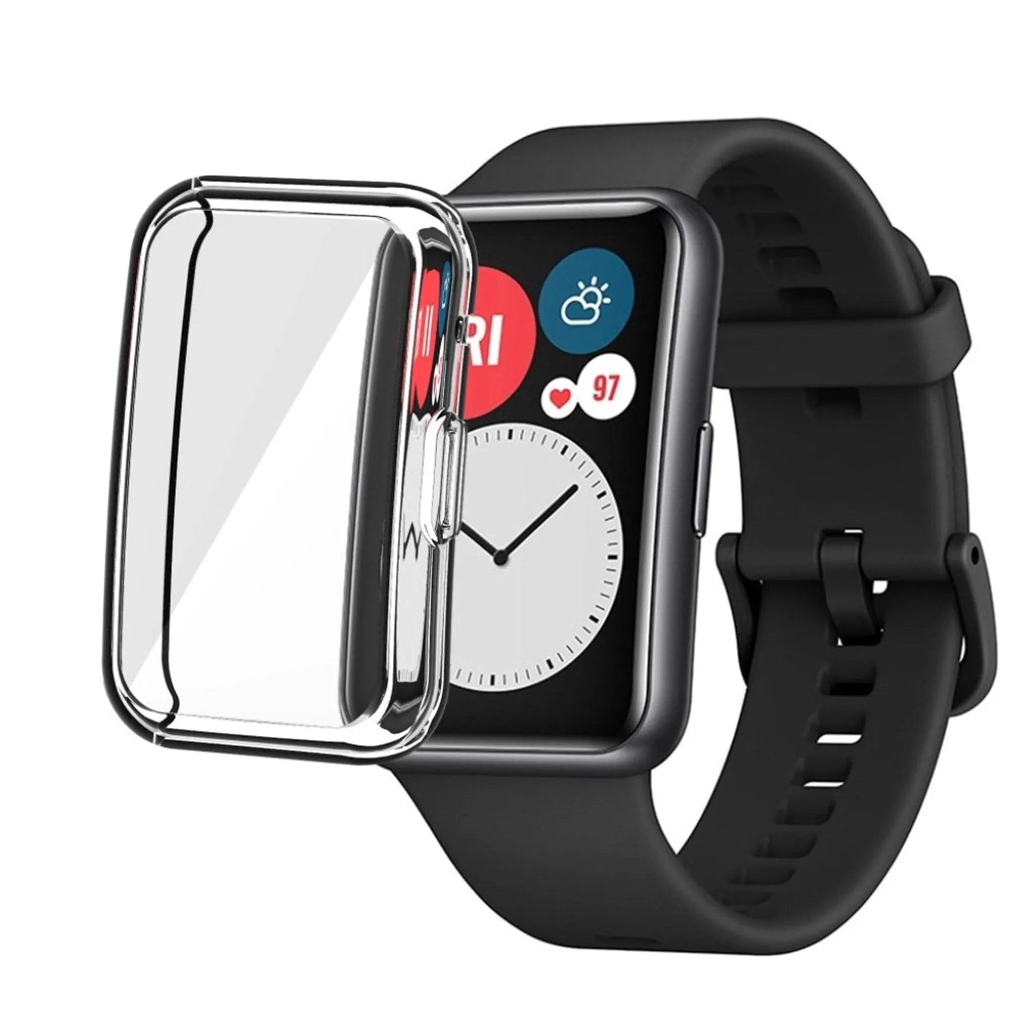 Huawei Watch Fit simple cover - Transparent