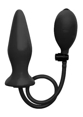 Inflatable Silicone Plug Black