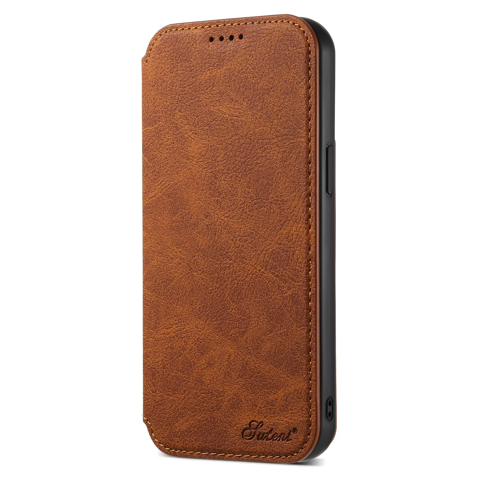 INSTOCK - Flip card magnetic wireless charging protective leather