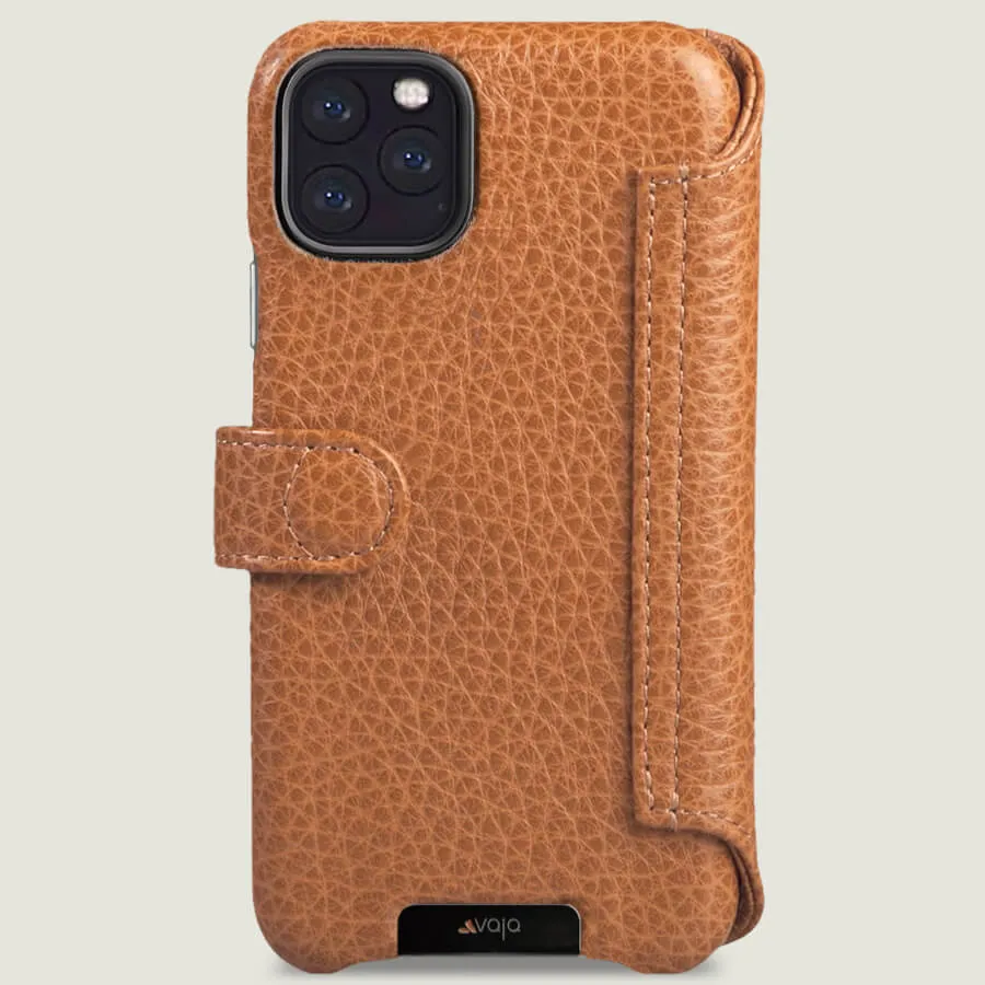 iPhone 11 Pro Max Wallet leather case with magnetic closure