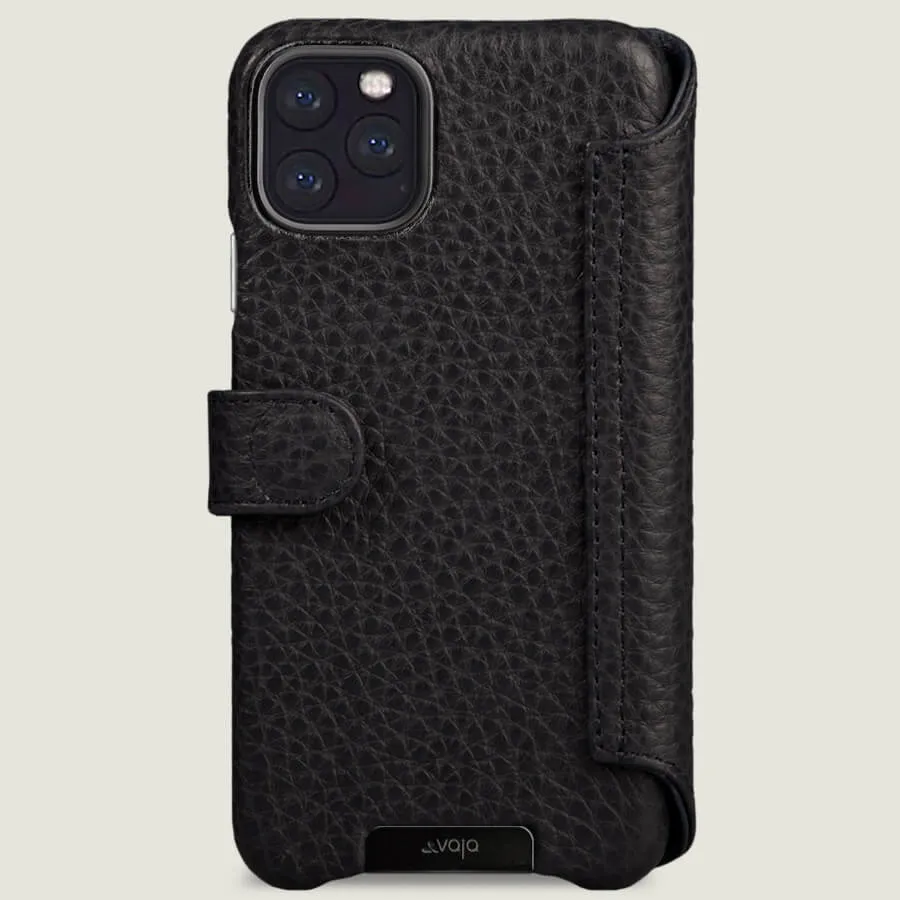 iPhone 11 Pro Max Wallet leather case with magnetic closure