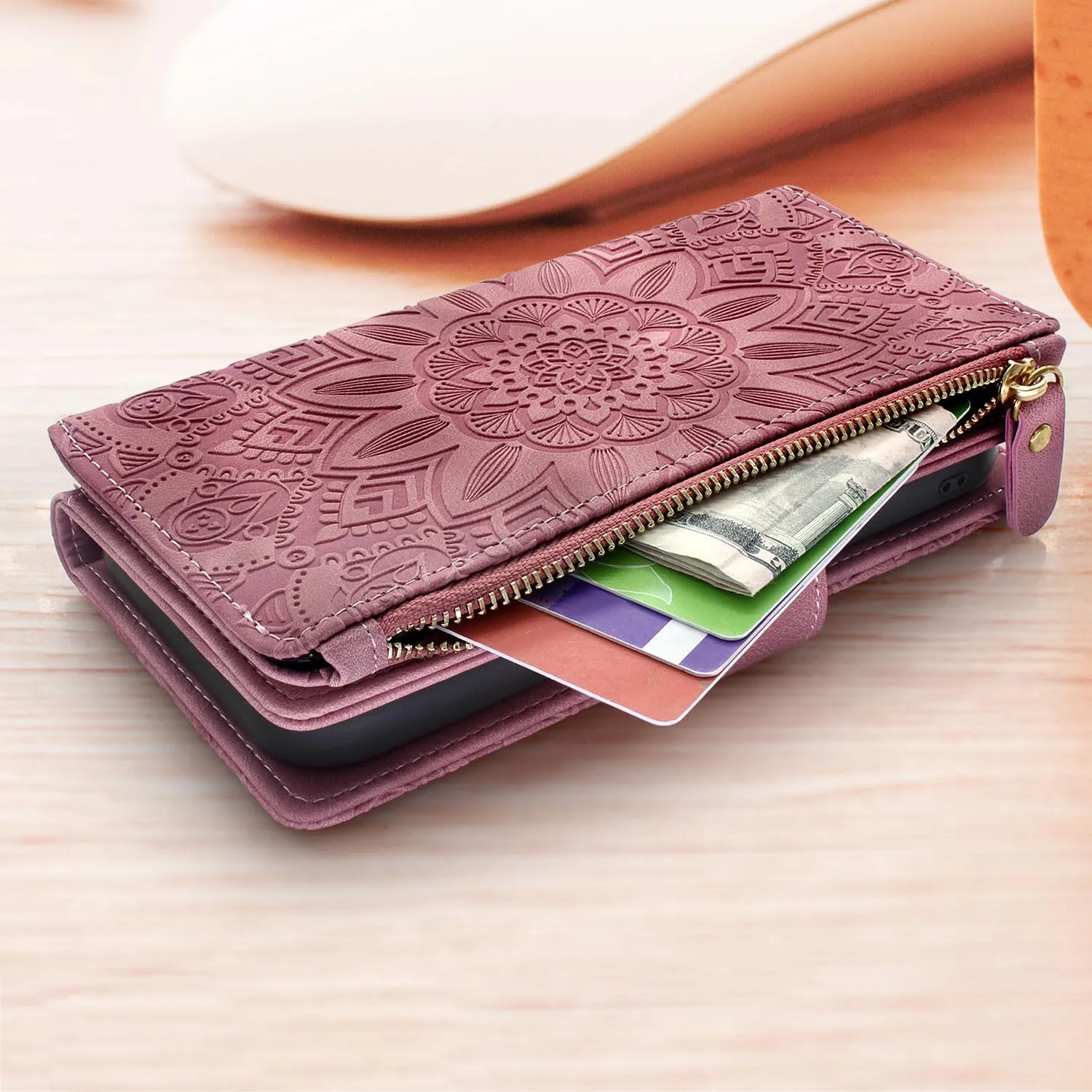 iPhone 15 Pro Wallet Detachable Removable Phone Case