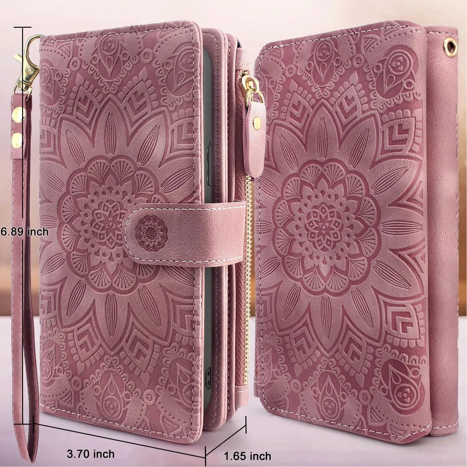 iPhone 15 Pro Wallet Detachable Removable Phone Case