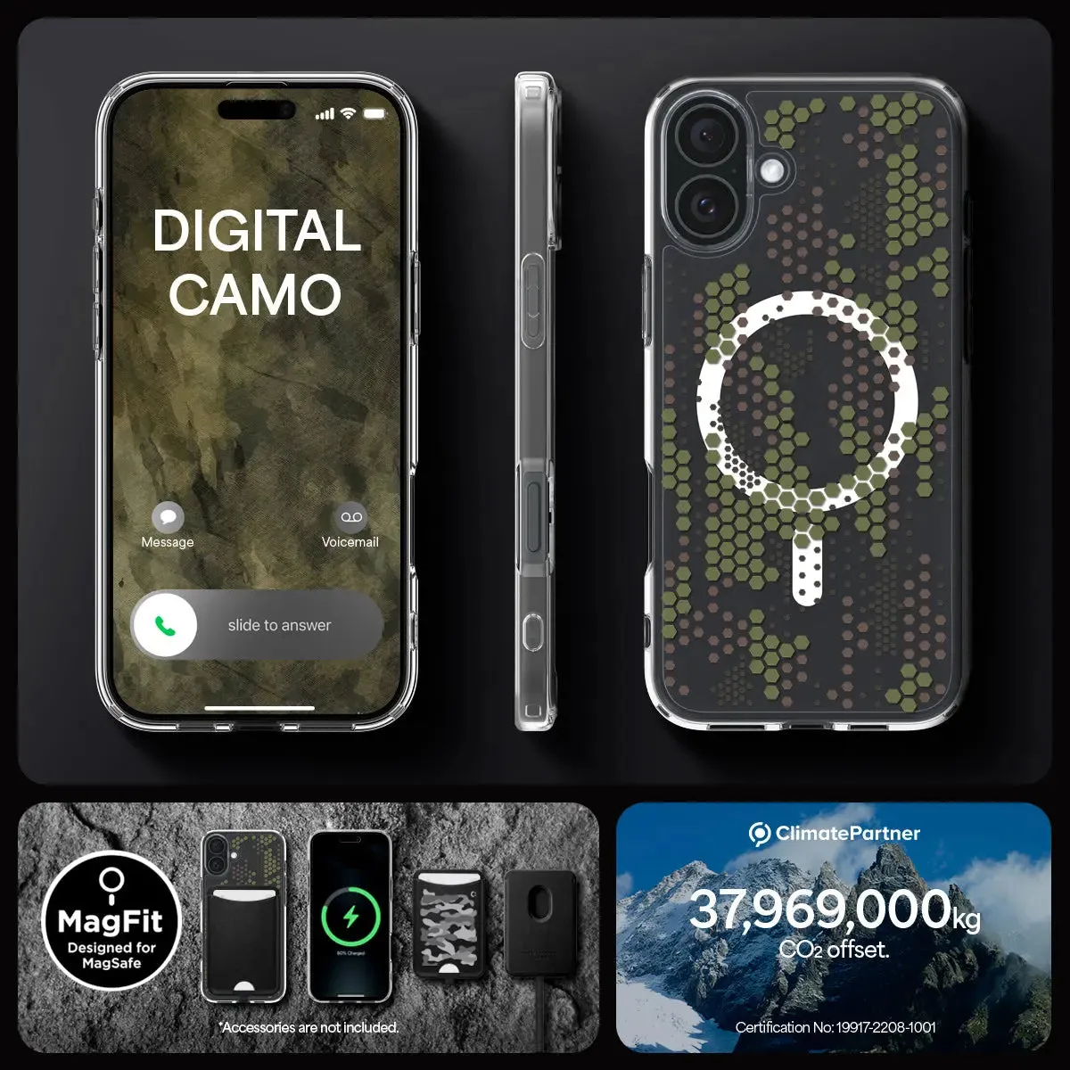 iPhone 16 Case Ultra Hybrid MagFit Digital Camo