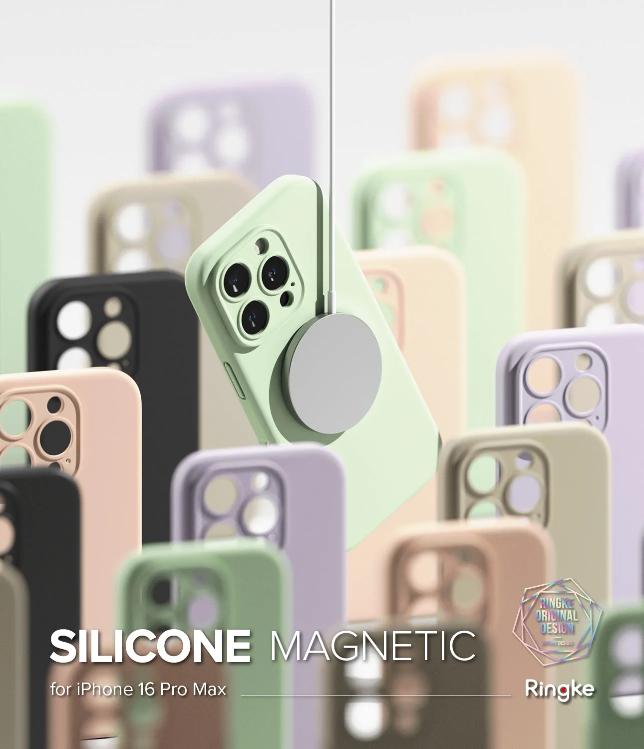 iPhone 16 Pro Max Case | Silicone Magnetic