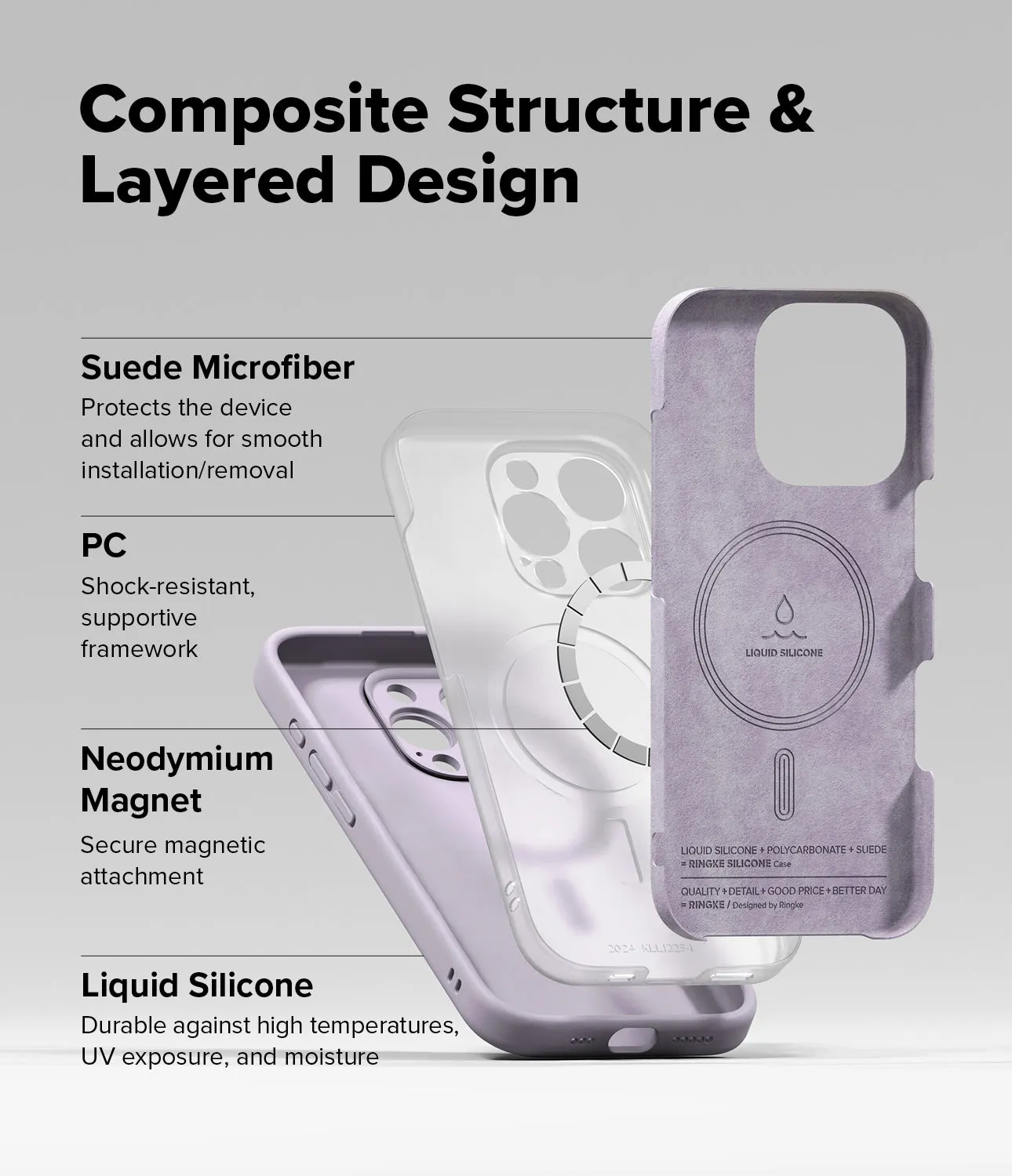 iPhone 16 Pro Max Case | Silicone Magnetic