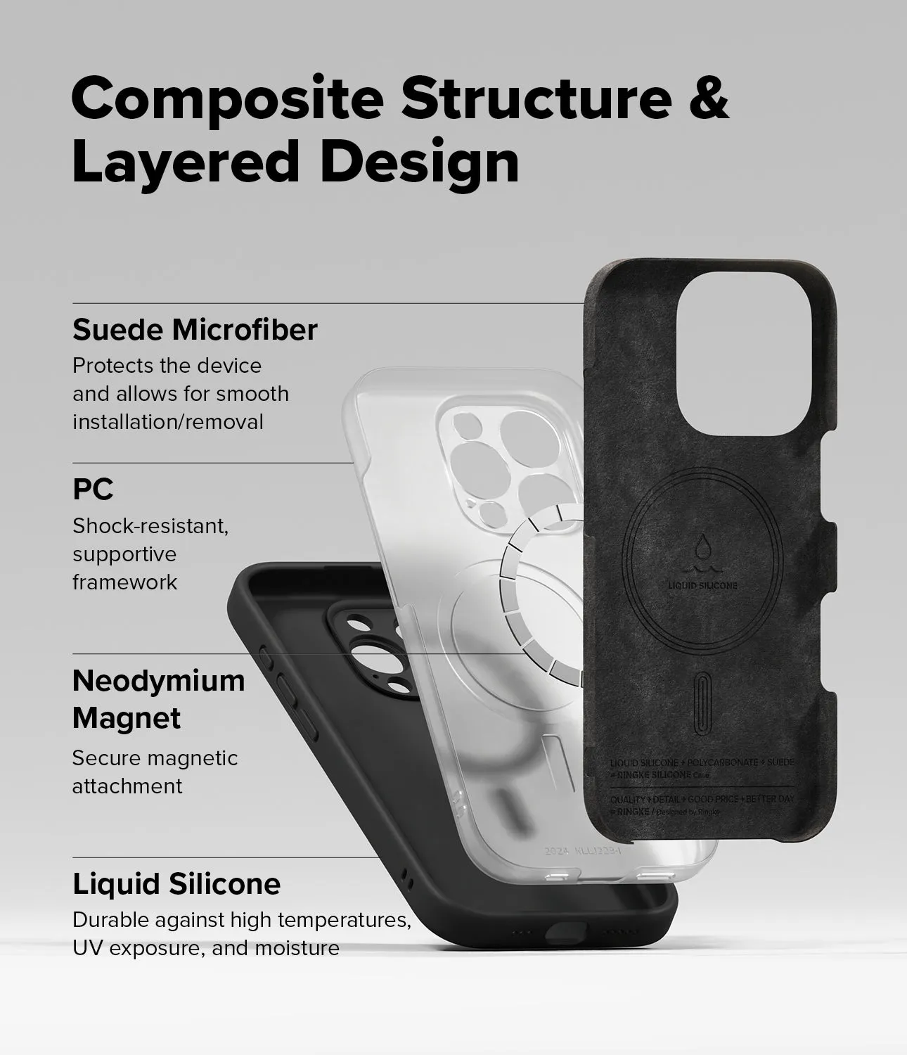 iPhone 16 Pro Max Case | Silicone Magnetic