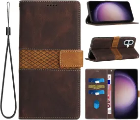 iPhone 16 Pro Max Wallet Case TPU Interior Protective PU Leather Brown