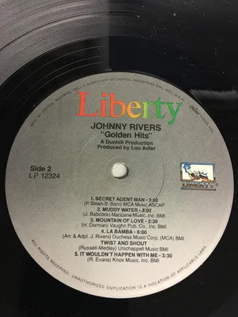 Johnny Rivers - Johnny Rivers' Golden Hits - LP