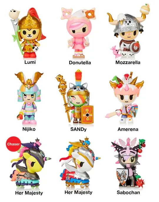 Kawaii Princess Warriors Blind Box Series by Tokidoki