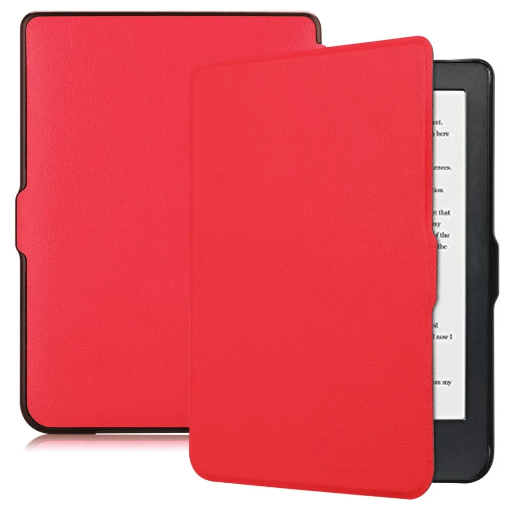 Kobo Clara HD PU leather flip case - Red