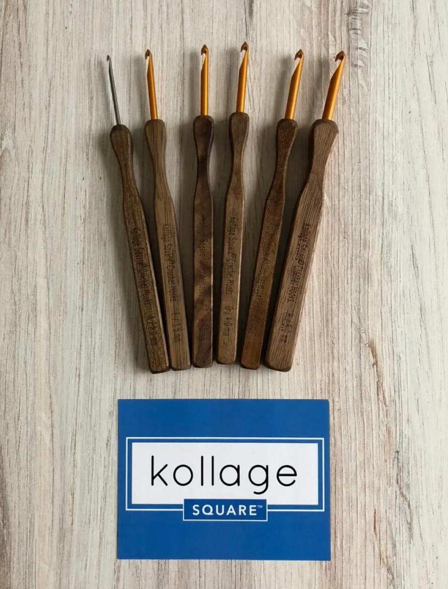 Kollage SQUARE Crochet Hooks - Pointed