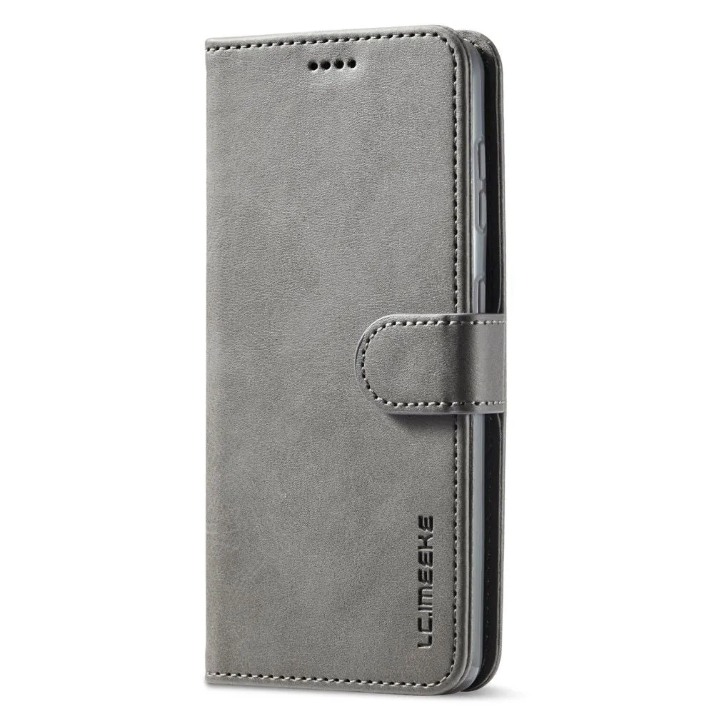 LC.IMEEKE Samsung Galaxy S22 Flip Case - Grey