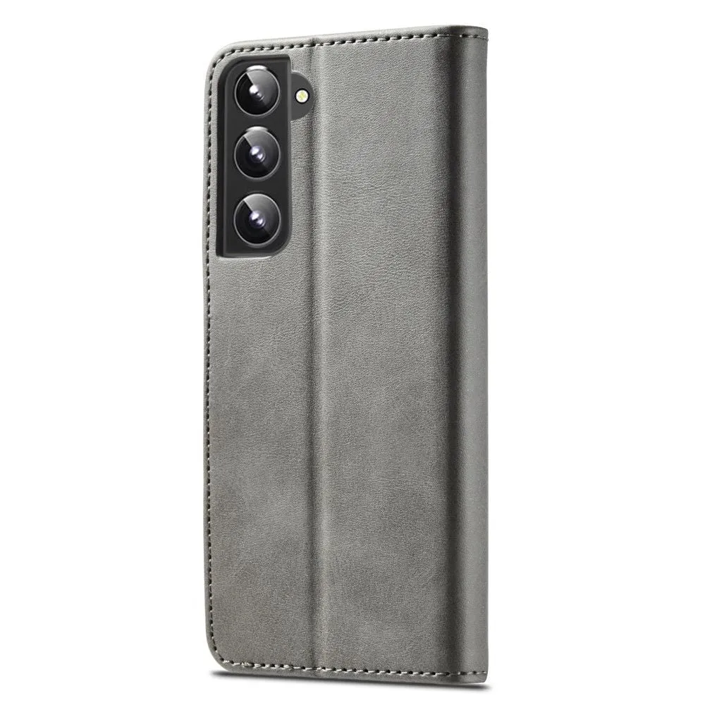 LC.IMEEKE Samsung Galaxy S22 Flip Case - Grey