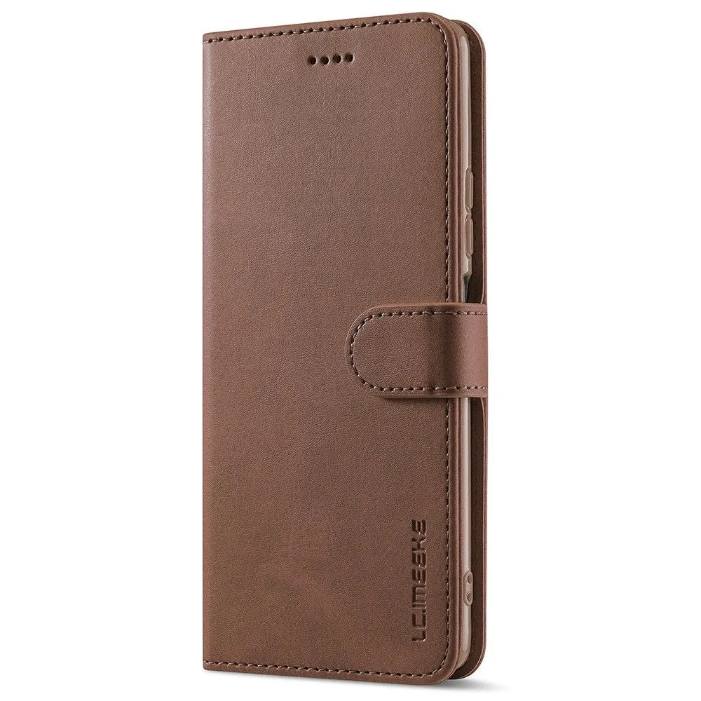 LC.IMEEKE Xiaomi 12X / 12 Flip Case - Brown