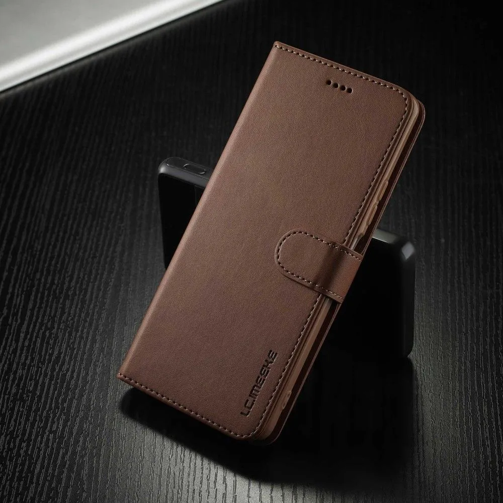 LC.IMEEKE Xiaomi 12X / 12 Flip Case - Brown