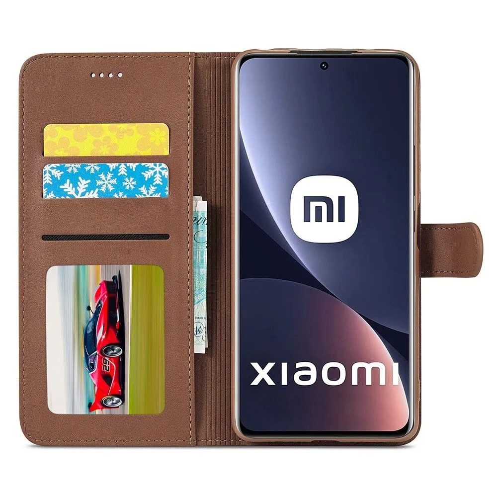 LC.IMEEKE Xiaomi 12X / 12 Flip Case - Brown