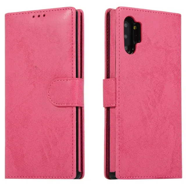 Leather Case For Samsung Galaxy Wallet Cover