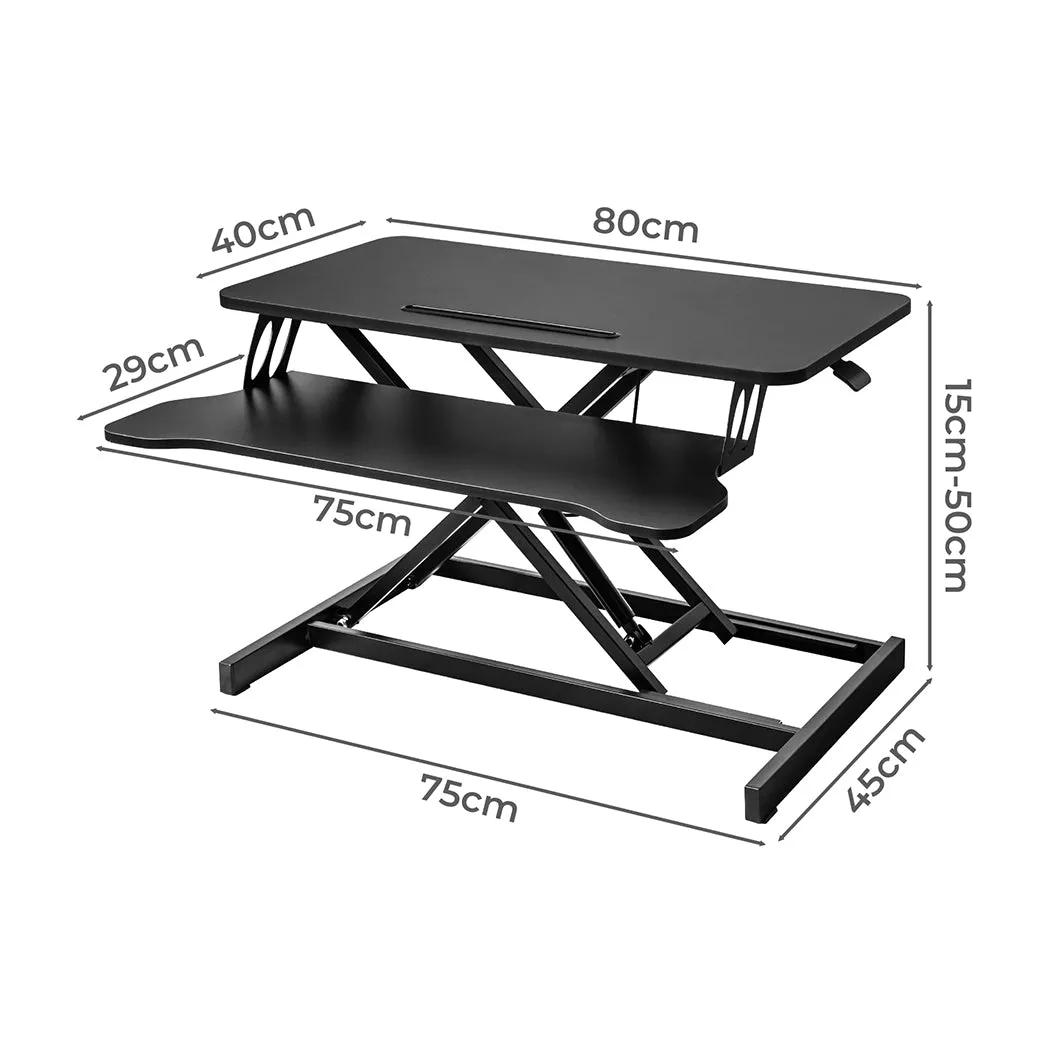 Levede Sit Standing Desk Converter Laptop