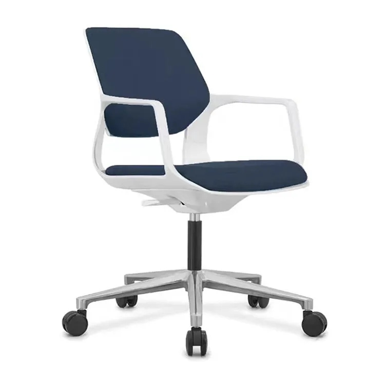 Liftable Swivel Office Chair with Medium Height Backrest