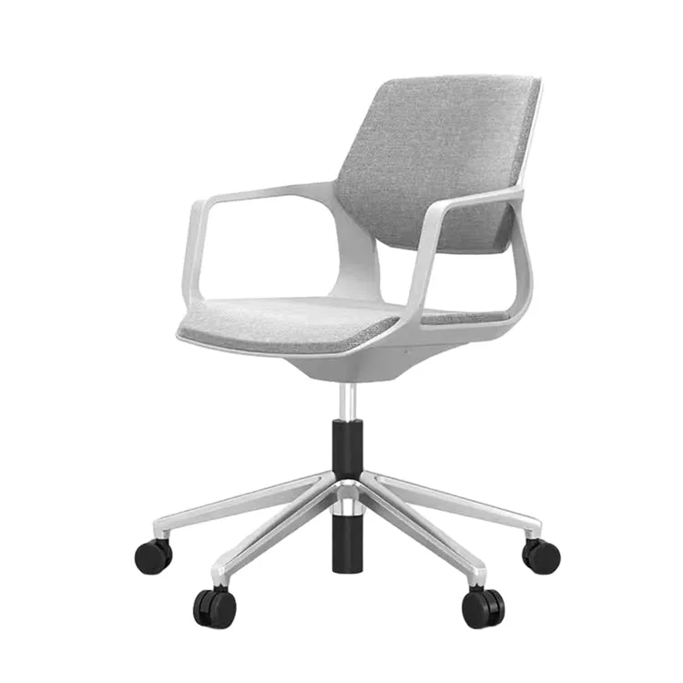 Liftable Swivel Office Chair with Medium Height Backrest