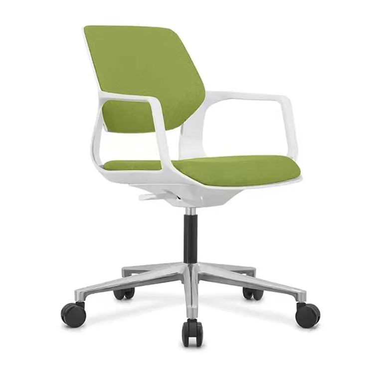 Liftable Swivel Office Chair with Medium Height Backrest