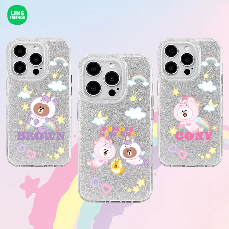 Line Friends Glitter Shining Case Protective Cover