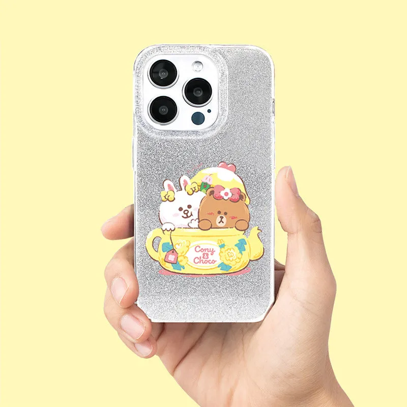 Line Friends Glitter Shining Case Protective Cover