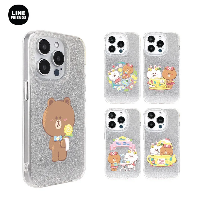 Line Friends Glitter Shining Case Protective Cover