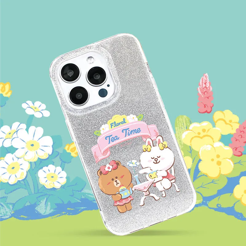 Line Friends Glitter Shining Case Protective Cover