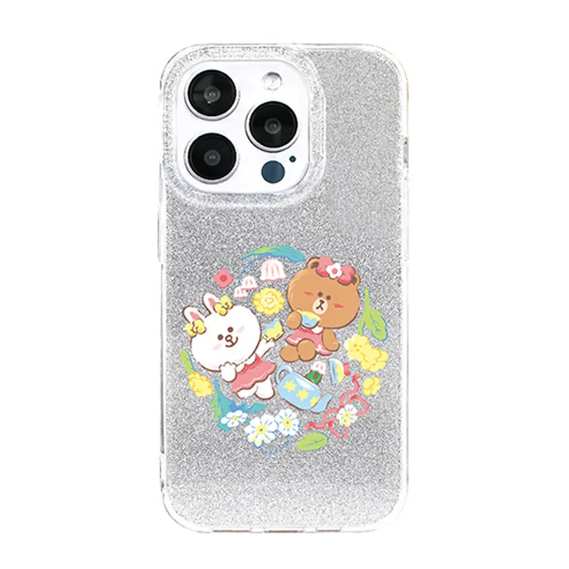 Line Friends Glitter Shining Case Protective Cover