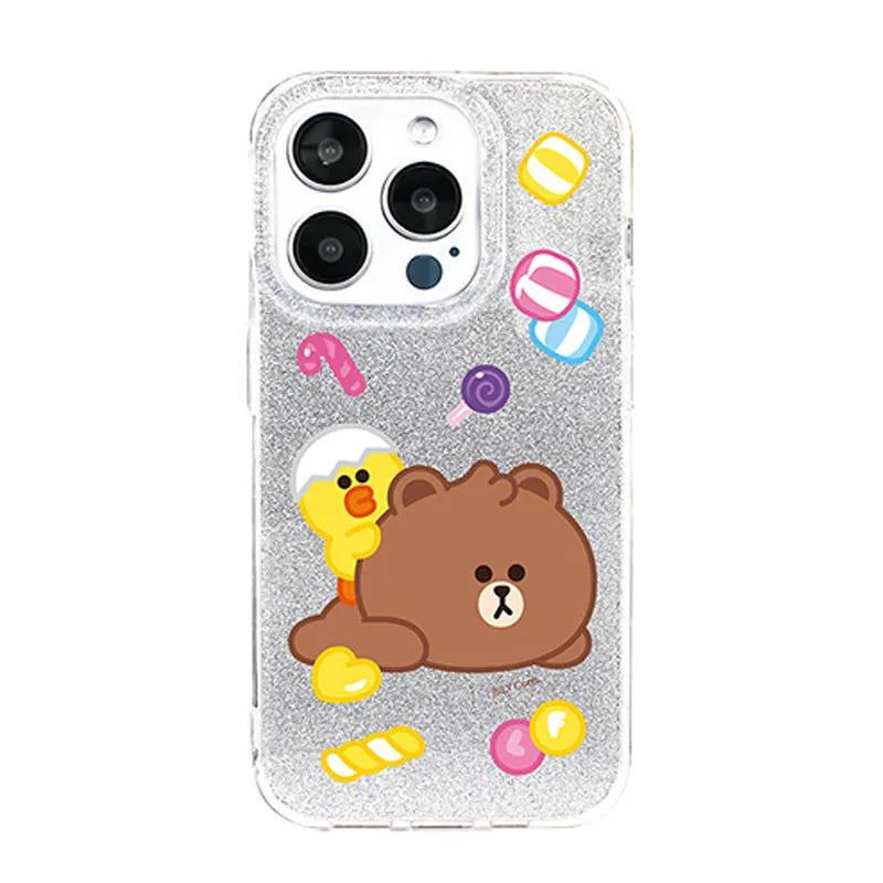 Line Friends Glitter Shining Case Protective Cover