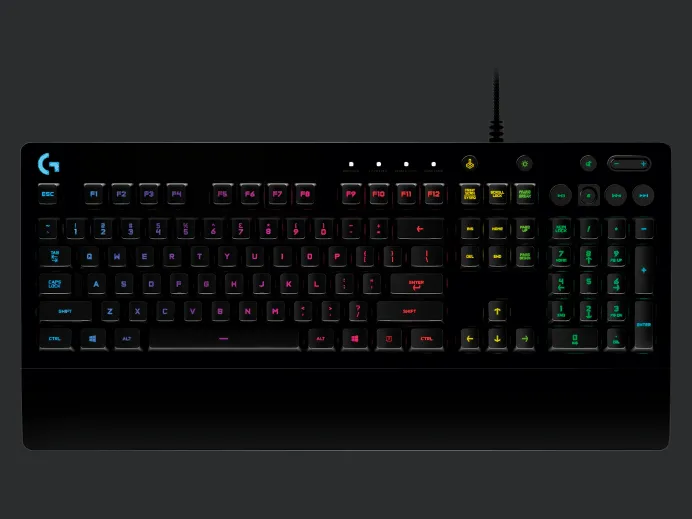 Logitech G213 Prodigy Gaming Keyboard, LIGHTSYNC RGB Backlit Keys