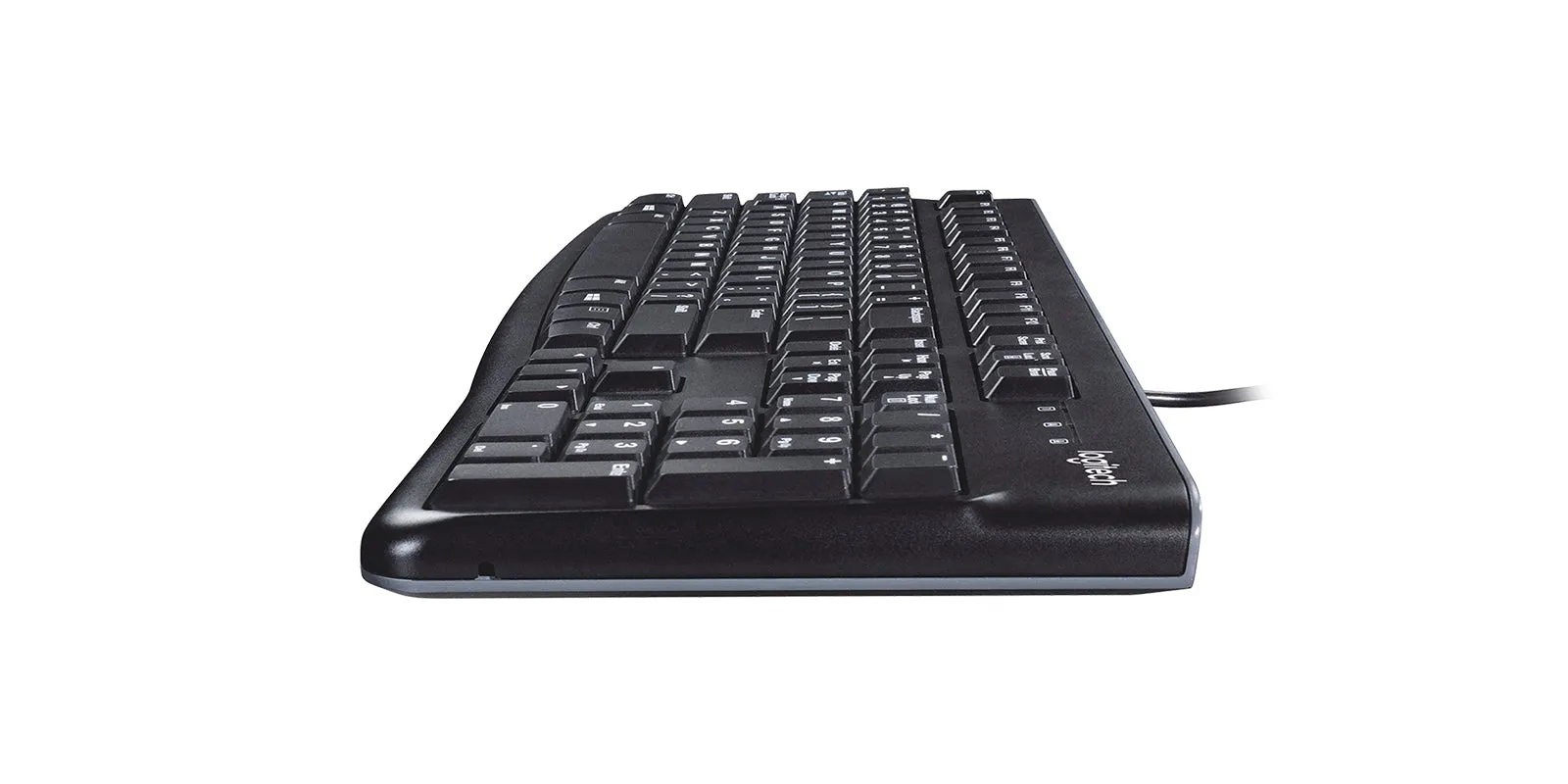 Logitech Keyboard K120 For Business Wired Usb Low Profile Black