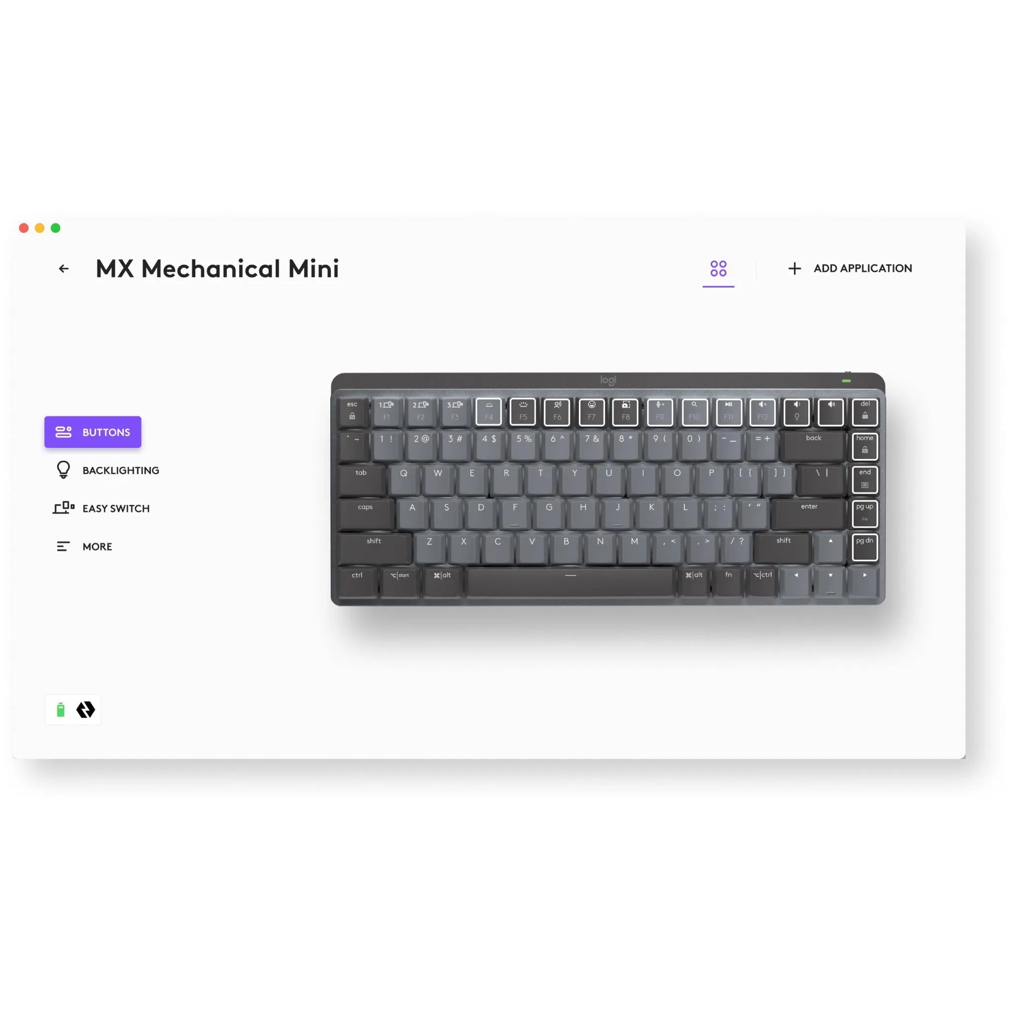 Logitech MX Mechanical Mini Wireless Keyboard [Tactile Quiet]