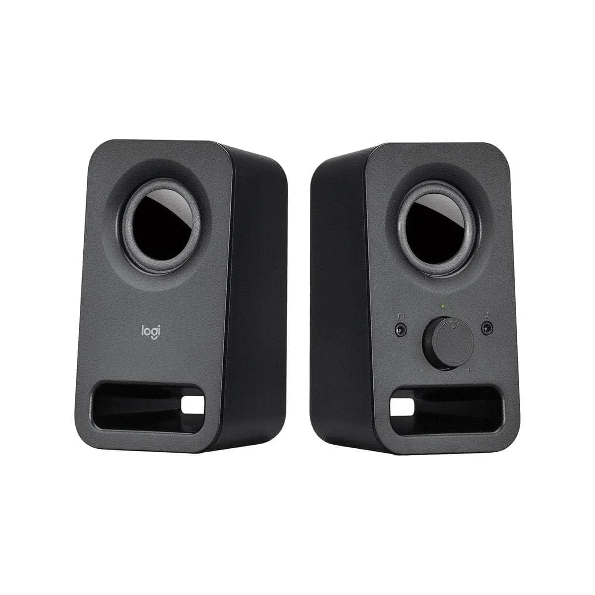 Logitech Z150 Stereo Speakers With Headphone Jack, Midnight Black 980 000814