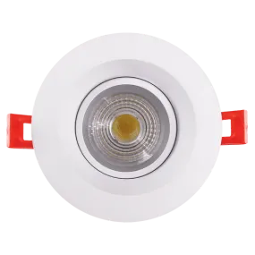 Luxrite LR23269 4" 12W LED Regress Spotlight Gimbal Round Selectable CCT