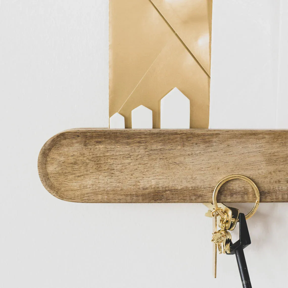 Magnetic Key Holder - Acacia Wood