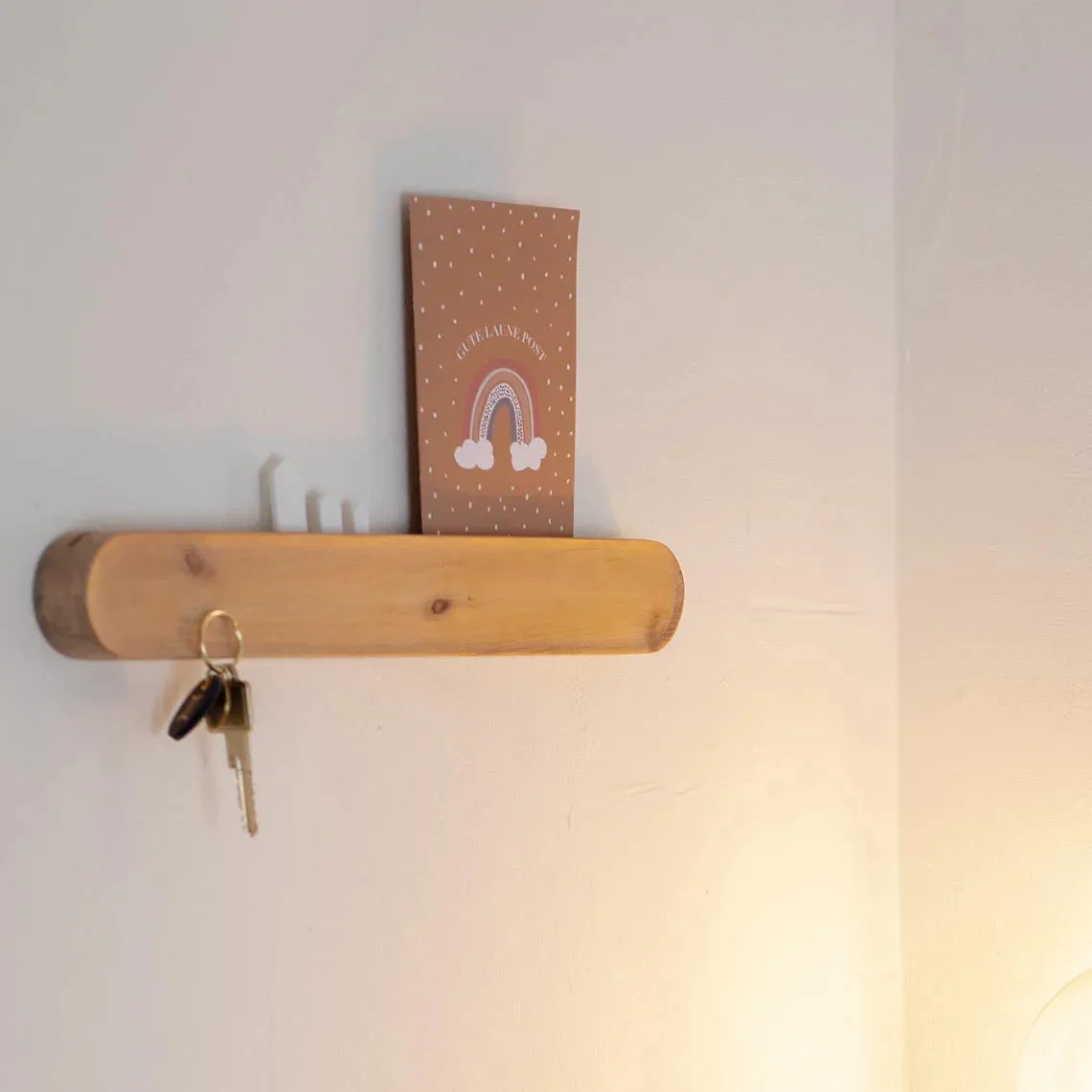 Magnetic Key Holder - Acacia Wood