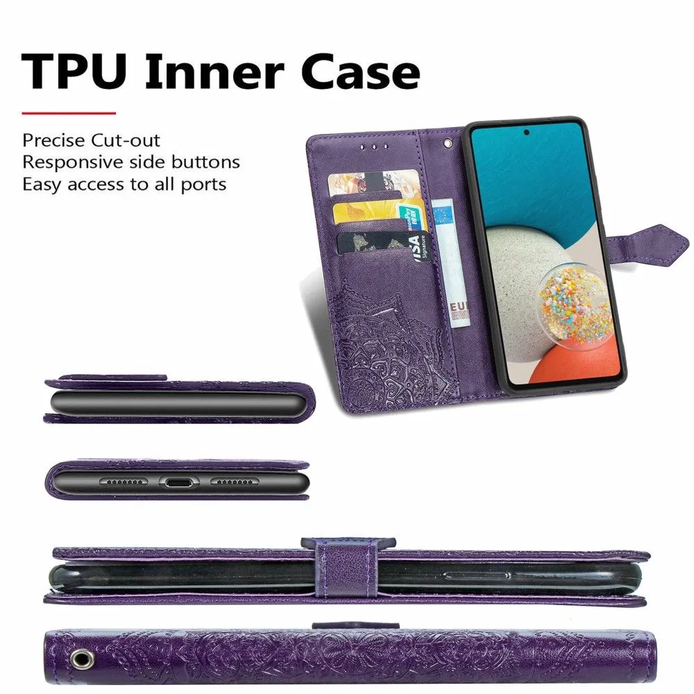 Mandala Samsung Galaxy A53 5G Flip case - Purple