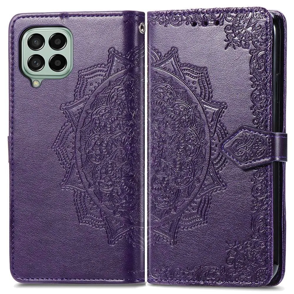 Mandala Samsung Galaxy M53 5G Flip case - Purple