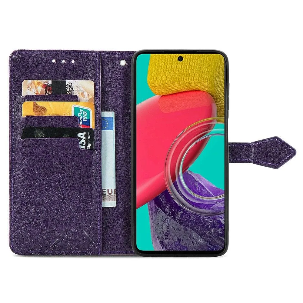 Mandala Samsung Galaxy M53 5G Flip case - Purple