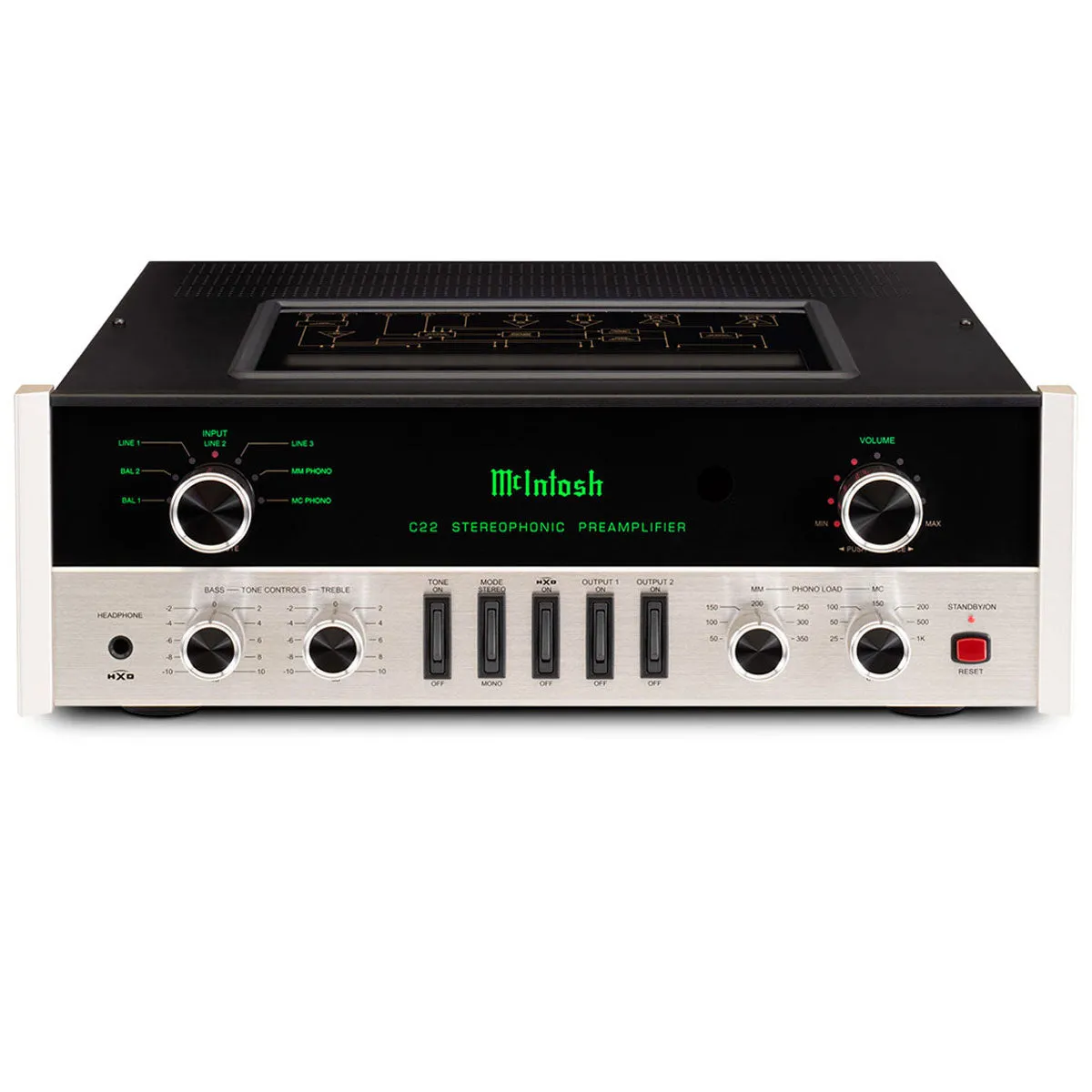 McIntosh C22 Mk V 2-Channel Vacuum Tube Preamplifier